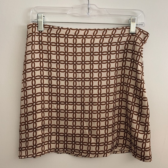 Cider Skirts Cider Patterned Satin Mini Skirt Poshmark